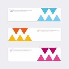 Wall Mural - modern vector banner web background abstract design template