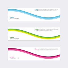 Wall Mural - modern vector banner web background abstract design template
