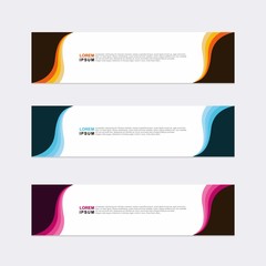 Wall Mural - modern vector banner web background abstract design template