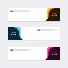 Wall Mural - modern vector banner web background abstract design template