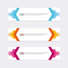 Wall Mural - modern vector banner web background abstract design template