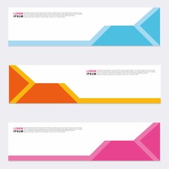 Wall Mural - modern vector banner web background abstract design template