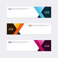 Wall Mural - modern vector banner web background abstract design template