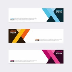 Wall Mural - modern vector banner web background abstract design template