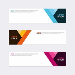 Wall Mural - modern vector banner web background abstract design template