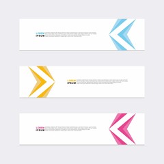 Wall Mural - modern vector banner web background abstract design template