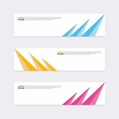 Wall Mural - modern vector banner web background abstract design template