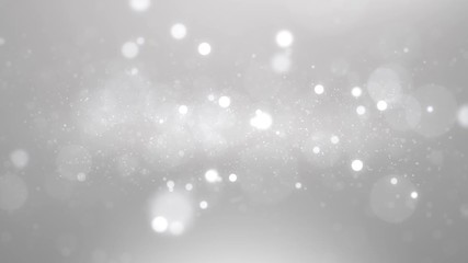 Wall Mural - luxury white silver particle glitter abstract background for happy new year and merry christmas fest