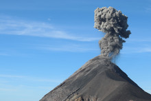 Gorgeous Guatemala - Overnight Hike Up Dormant Volcano Acatanango To Watch Fuego Volcano Erupt By Day And By Night - Eruption, Blue, Red, Orange, Power, Force, Smashing, Amazing, Aweinspiring