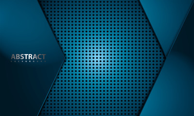 Wall Mural - abstract background with modern and luxury style of blue color combination. designed for web, banner
