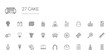 © NinjaStudio - cake icons set