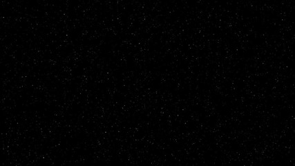 Wall Mural - 4k stars field with flying meteorites