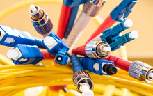 Fiber Optic Patch Cord With Connectors Close-up
