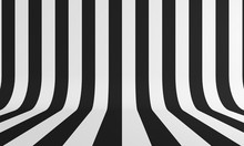 Abstract Background With Black And White Line. 3d Rendering