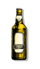 Poster - illustration of Beer bottle