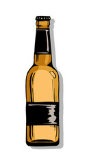 Poster - illustration of Beer bottle