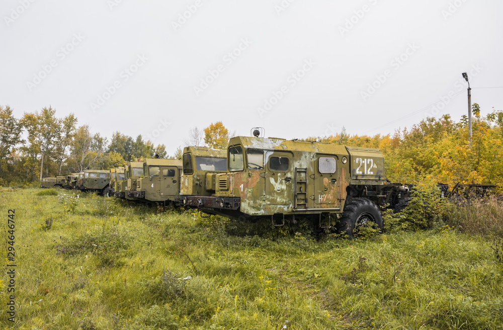 Abandoned military equipment Stock Photo | Adobe Stock