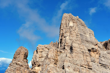 Sticker - jumps towards the refuge path tower of Pisa latemar dolomites alto adige Italy