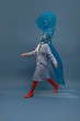 © ula_ kesebir & merve t?rkan/Stocksy - model with blue coat on blue background