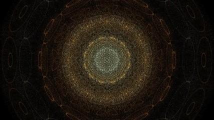 Wall Mural - slowly evolving kaleidoscope effect evolves then fades to black
