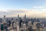 Fototapeta  - Aerial View of the Chicago skyline