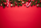 Fototapeta Konie - Merry Christmas and happy New Year background