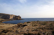 Fungus Rock and landscape of Dwejra Bay next to Azure Window (it-Tieqa Żerqa) in Xlendi, Gozo