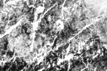 Poster - Subtle halftone vector marble texture overlay. Monochrome abstract splattered background.