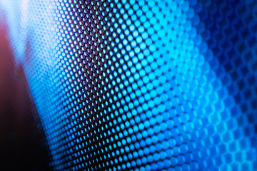 CloseUp LED blurred screen. LED soft focus background. abstract background ideal for design.