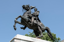 Equestrian Statue Of United States President Andrew Jackson.