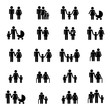 © Gstudio - Family members icon set vector design