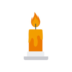 Sticker - halloween candle decoration design