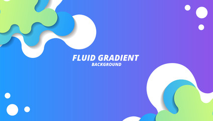 Wall Mural - Fluid modern gradient layout background, for business corporate, brochure, flyer, wallpaper, banner, presentation vector template