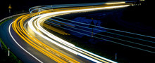 Lights Of Cars With Night