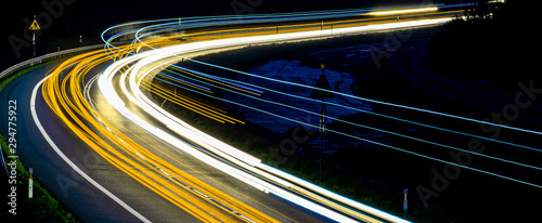 Fotografía lights of cars with night