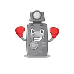 Canvas Print - Boxing light meter character the shape mascot