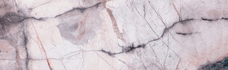  Natural marble stone texture background with grey curly veins, Pink colored marble for interior-exterior home decoration and ceramic tile surface, Quality stone texture with deep veins.