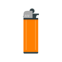 Poster - Portable cigarette lighter icon. Flat illustration of portable cigarette lighter vector icon for web design