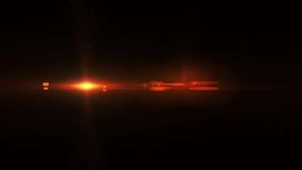 Wall Mural - moving lights optical lens flares and flying sparks