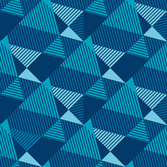 Wall Mural - elegant business style geometric seamless pattern