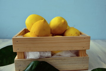 lemons in a basket