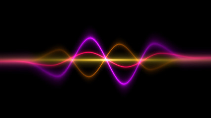 Wall Mural - frequency audio music equalizer. music player waveform, hud for sound technology . song studio or mu