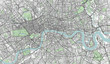 Detailed Map of London, UK