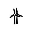 © Valentyna - Electric Windmill, Wind Turbines Flat Vector Icon