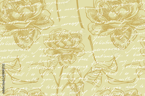 Wild rose flowers drawing and sketch illustrations. Decorative floral set for...