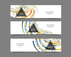 Wall Mural - Web banner templates