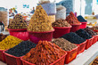 Dried fruit at the Siyob bazaar in Samarkand, Uzbekistan