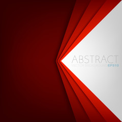 Poster - red background with place for your text