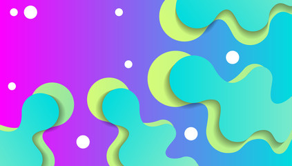 Wall Mural - Dynamic Modern Fluid gradient layout background, for business corporate, brochure, flyer, wallpaper, banner, presentation