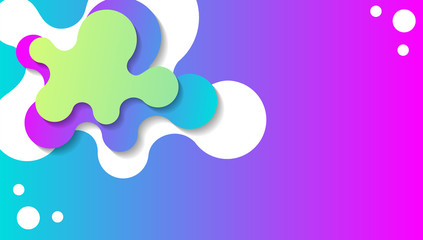 Wall Mural - Dynamic Modern Fluid gradient layout background, for business corporate, brochure, flyer, wallpaper, banner, presentation